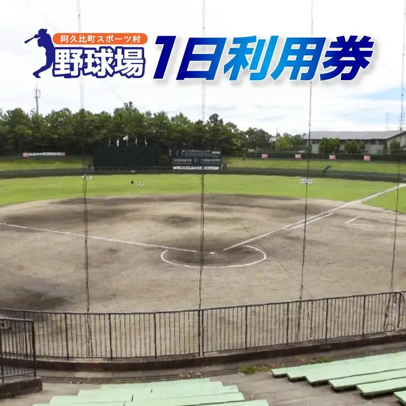 阿久比町スポーツ村野球場　一日（8：30～16：30）利用券 