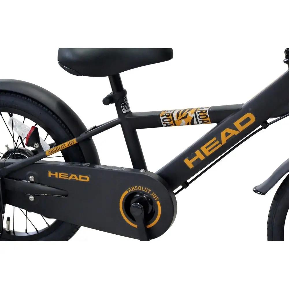 HEAD KIDS BIKE マットブラック 送料無料 全国配送離島含│こども 自転車 完成品 組み立て不要 武田産業