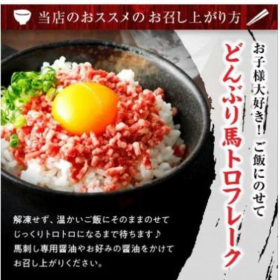 ふるさと納税 阿蘇市 馬肉大トロフレーク 300g 約100g×3カップ(阿蘇市) |  | 03