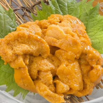 ふるさと納税 宮古市 【先行予約】岩手県獲れたて鮮魚直送便 【瓶うに150g×2本】ミョウバン不使用生うに |  | 01