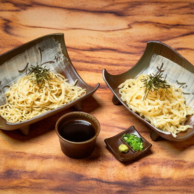 【ふるさと納税】太生麺と細生麺のちょーでーぐぁ 冷やしそば 4食セット 特製つゆ付き【配送不可地域：離島】【1696420】