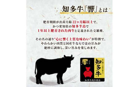 知多牛響 赤身ステーキ 1kg(100g×10)