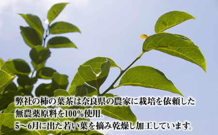 奈良県産柿の葉茶 40g×3 柿の葉茶 40g × 3袋 国産 健康 健康茶 安心 安全 奈良のうまいもの 茶の術 和ハーブ ハーブ ノンカフェイン ビタミンC 健康志向 飲料 ホット 素朴 飲みやす
