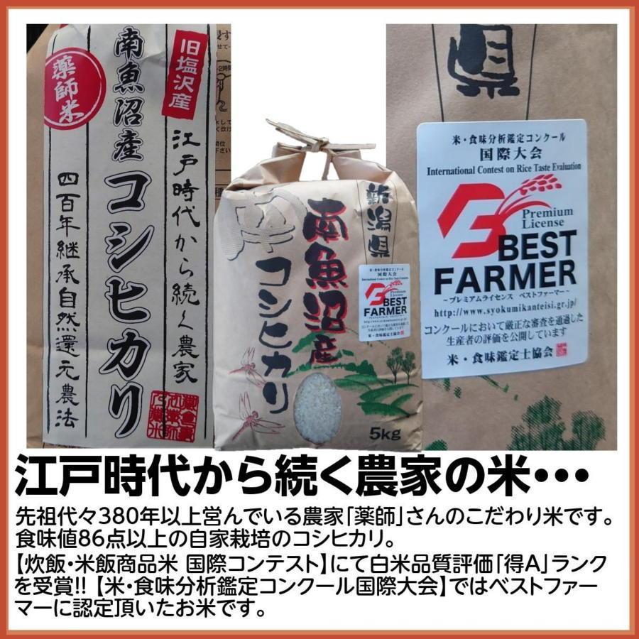 【令和6年産 】新潟県 南魚沼産 コシヒカリ お米 こしひかり 玄米 のし 贈り物  熨斗 贈答用 令和6年産 旧塩沢町 中之島地区産 薬師ベストファーマー米 10kg