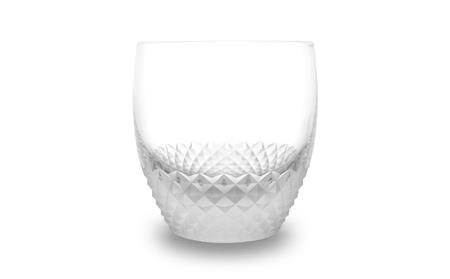 浅草切子 KANA KURITA「水晶オールド 霰」木箱入り_0012-132-T07