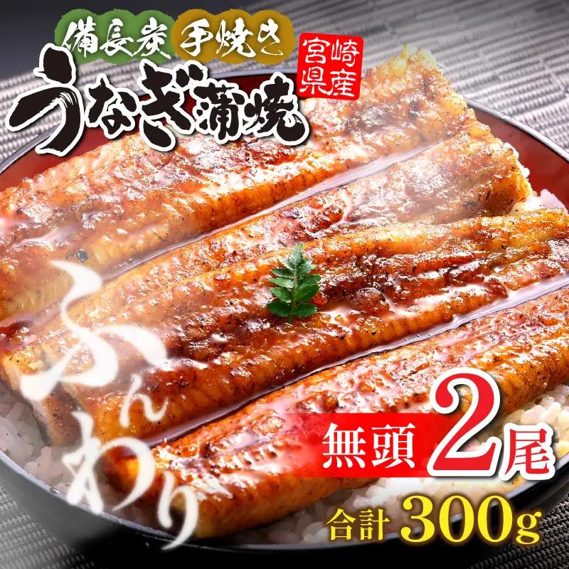 うなぎ 蒲焼 うなぎ[国産 2尾 備長炭手焼き 300g]