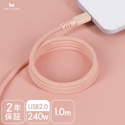 ふるさと納税 海老名市 マグネットケーブル C to C 1m ウォームピーチ(MOT-MGCC100-OR)