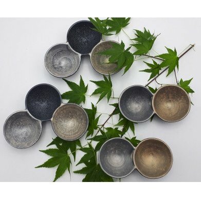 有田焼 便利な小付 二種盛 三種盛 4枚セット【鷹巣瑞光堂】食器 器 うつわ 皿 小鉢 小付 薬味皿 醤油皿 A20-557
