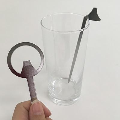 ふるさと納税 島田市 抗菌富士　ご来光のオープナー&マドラーセット |  | 01