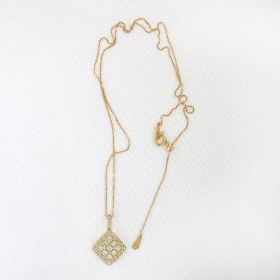 ふるさと納税 甲府市 甲府市発 k18イエローゴールド ダイヤモンド ペンダント 1.0ct [PP-2737YG] |  | 02