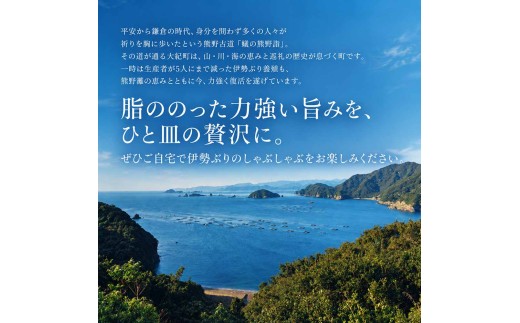 （冷凍）【１月第４週発送】伊勢ぶり しゃぶしゃぶ セット 選べる配送月 約200g ／ 2人前 3人前 鰤 ブリ ひろめ付 冷凍 年内配送 年末 お取り寄せ 海鮮 魚 ギフト 鍋 海産物 水産物 三重