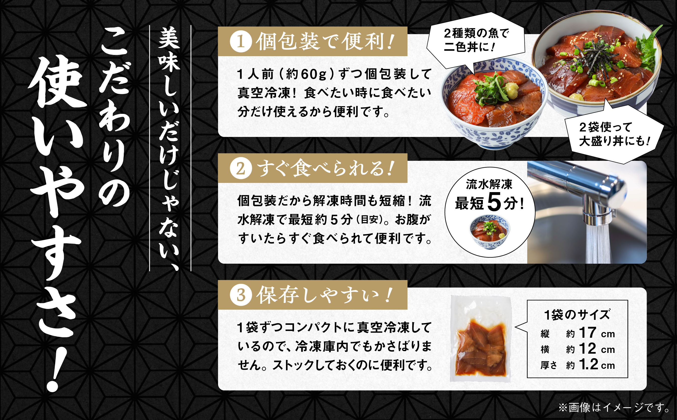 海鮮漬け丼セット 5種×2袋 60g×5袋 計300g 食べ比べ 訳アリ 訳あり 簡易包装 冷凍 海鮮丼 海鮮 マグロ サーモン タイ アジ イナダ 季節 魚 漬け 丼 魚介 簡単調理 お手軽 小分け