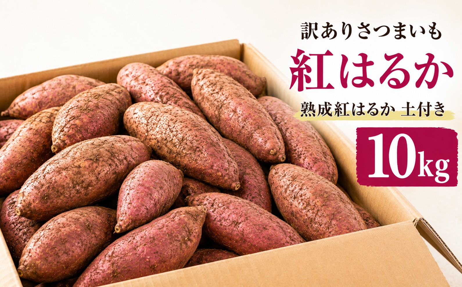 
                  【2026年９月中旬以降発送】訳ありさつまいも　紅はるか10kg 佐渡島産
                