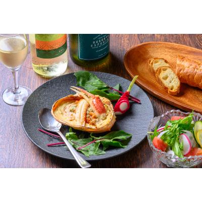 ふるさと納税 京丹後市 蟹の匠　魚政のカニ屋が作る海のグラタン　夫婦ズワイガニ　3個セット |  | 01