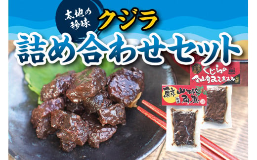 
クジラ詰め合わせセット （くじらの金山寺みそ煮込み、くじら山椒角煮（口紙））
