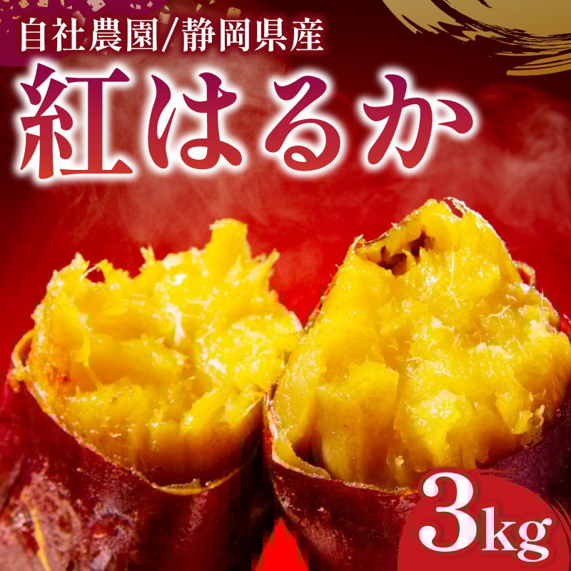 
                  【紅はるか】 3kg  さつまいも  紅はるか 芋 国産  静岡県産 家庭用 秋の味覚 高糖度 しっとり 濃厚 甘い  焼き芋 スイートポテト 干し芋 おやつ こども 秋 おいしい いも イモ 芋 サツマイモ 大学いも お菓子 野菜 やさい デザート 紅 はるか おすすめ オススメ 美味しい 美味い あまい 糖度 焼芋 やきいも さつま芋 大学芋 ヤキイモ ほしいも おかし ヤマウメ
                