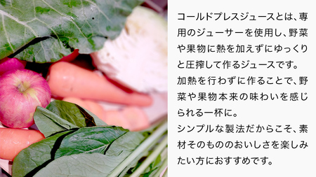 【3か月連続定期便】野菜メインの コールドプレスジュース VITALITY GREEN 200ml × 3本セット