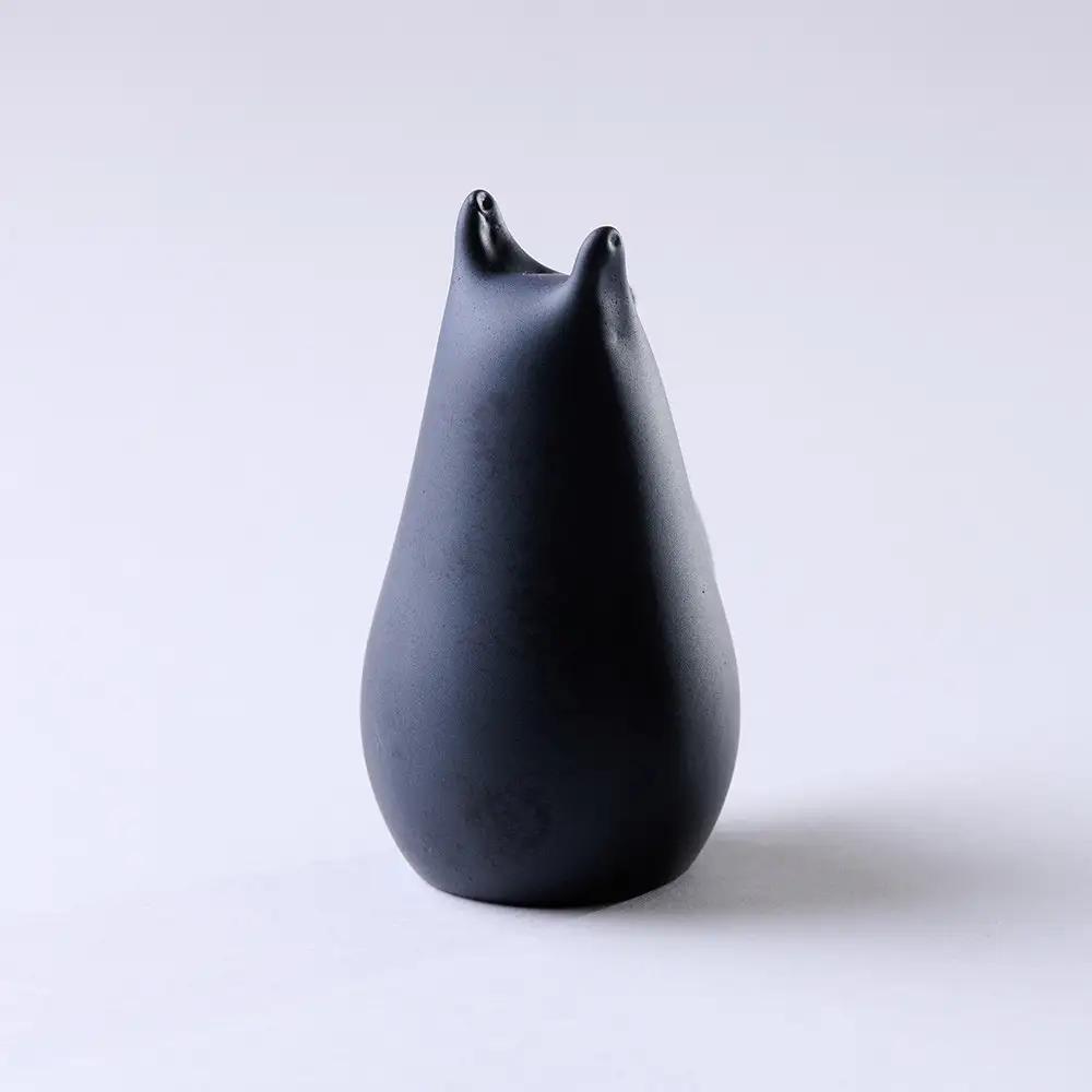 猫リングホルダー 黒猫