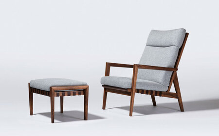 【Ritzwell】BLAVA SET / HIGH-BACK EASY CHAIR + OTTOMAN [AYG056] 家具 家具 家具 家具 家具 家具 家具 