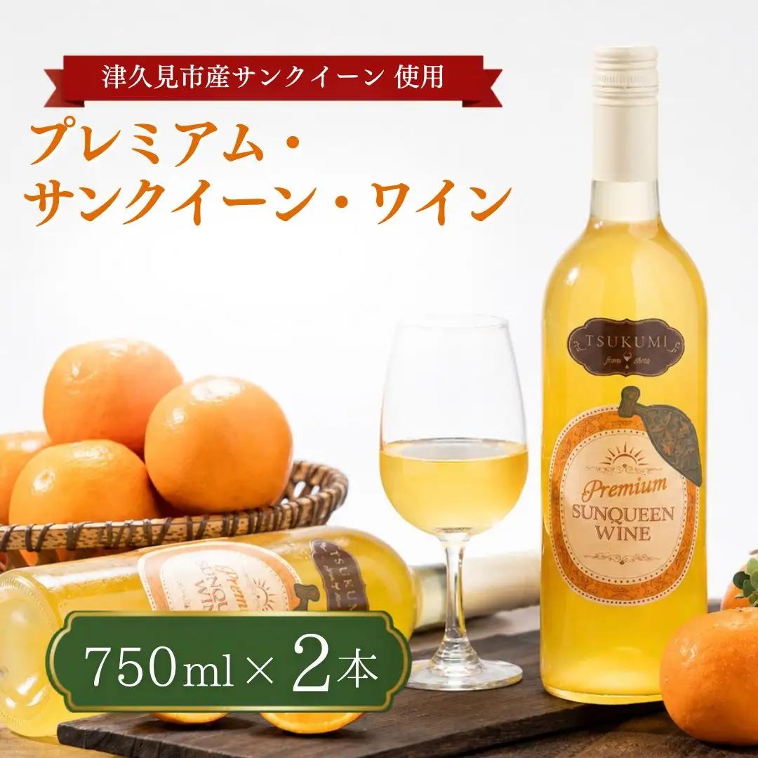 【ワイン】つくみ プレミアムサンクイーン ワイン 2本