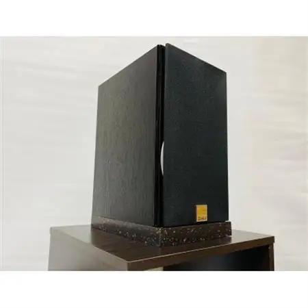 オーディオボード　22cm × 16.2cm × 2.4cm　黒地　茶粒柄　2枚セット_家電製品 TV・オーディオ・カメラ  _【1509481】