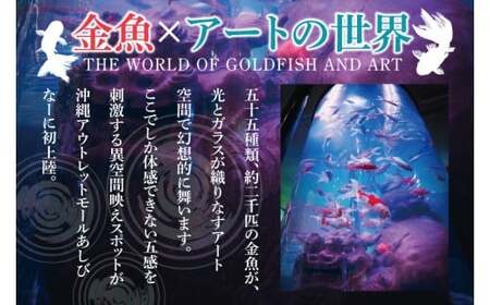 沖縄金魚ミュージアム入場券　子供1名｜観光 チケット 沖縄金魚ミュージアム 金魚 あしびなー 沖縄 豊見城（DN002）