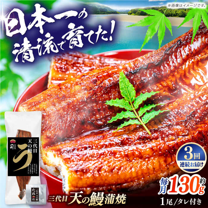 【ふるさと納税】【3回定期便】土佐料理司 三代目天の 鰻 蒲焼 1尾 セット (高知市春野町産) 【株式会社土佐料理司】[ATAD056] レンチン 蒲焼き かば焼き たれ うなぎ ウナギ 小分け 個包装 パック 冷凍 国産 レンジ レンジでチン おかず 簡単調理 調理済 時短 温めるだけ