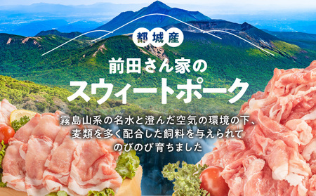 「前田さん家のスウィートポーク」切り落とし5kg_16-8901_(都城市) 豚肉 切落し肉 500g 小間切れ 小分け 10パック 計5キロ 銘柄豚 ブランドポーク