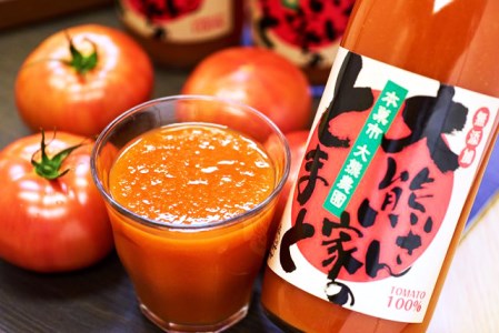 100%トマトジュース 3本セット「大熊さん家のとまと」[0481]