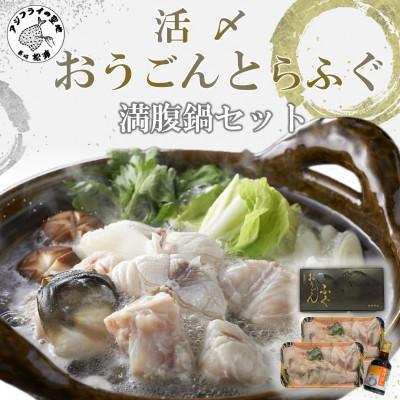 ふるさと納税 松浦市 活〆おうごんとらふぐ満腹鍋セット