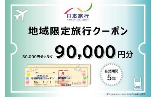 日本旅行地域限定旅行クーポン 90,000円分