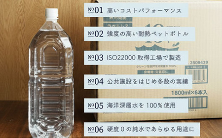 【ミネラルウォーター】 10年保存水 備蓄用 1.8L 12本セット ミネラルウォーター