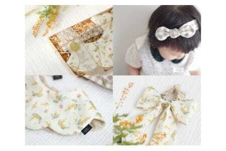 ベビーアイテムギフトセット mimosa ／ 赤ちゃん 出産祝い プレゼント スタイ 山口県 No.109