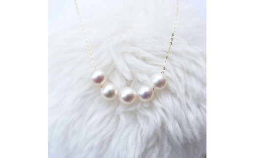 真珠 6～7mm ネックレス アクセサリー パール K18 伊勢志摩 志摩 ギフト アコヤ真珠 母の日 ホワイトデー クリスマス 入学式 卒業式 成人式 結婚式 ベビーパール / 志摩産 あこや真珠 