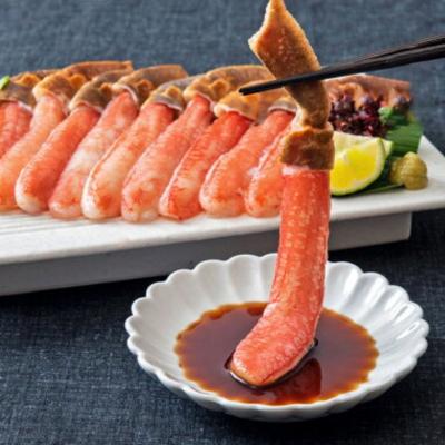 ふるさと納税 岸和田市 生ずわいがに カニしゃぶ用 棒肉 1.0kg(20〜25本×2袋)