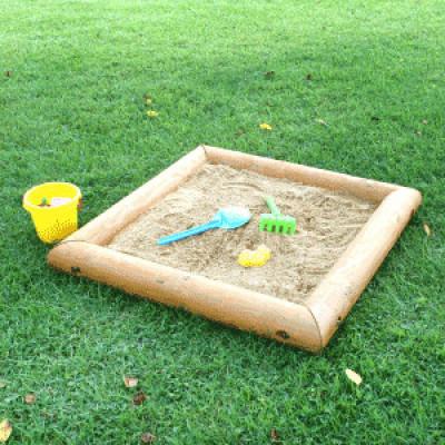 ふるさと納税 下北山村 木製 砂場枠【小】100cm×100cm 防腐処理済 国産材 環境配慮 外遊びや屋外アスレチックに