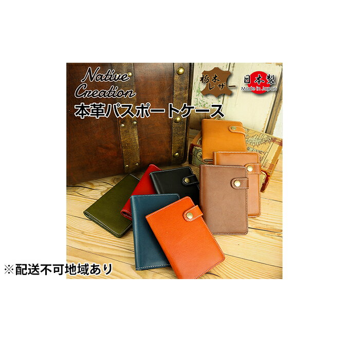 【ふるさと納税】Native Creation パスポートケース NC3705 全8色 栃木レザー【納期1～3カ月】 雑貨 日用品 ファッション小物