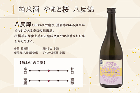 やまと桜 純米酒 720ml×3本セット 日本酒