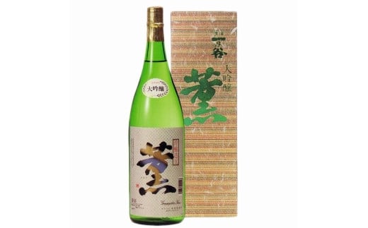 
清酒一乃谷　大吟醸原酒 薫　1.8L瓶　1本
