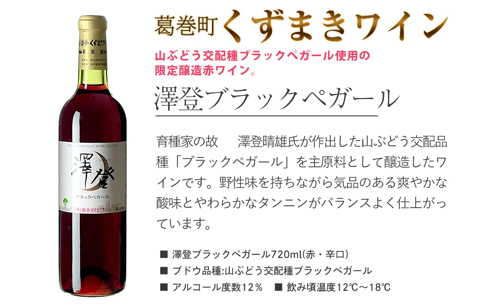岩手県　矢巾町と葛巻町の人気返礼品 短角牛ハンバーグ6個と受賞歴ワイン「澤登ブラックペガール赤720ml」セット_イメージ4