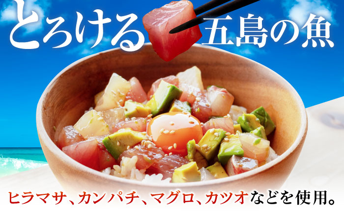 【全6回定期便】おまかせ旬魚のゴトポキ10パック(10食)セット 五島市/金沢鮮魚 [PEP062]