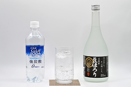 焼酎豆ほろりと炭酸水＆ミネラルウォーターセット＜焼酎豆ほろり720ml×2本（度数25%／焼酎乙類）・ミネラルウォーター500ml・炭酸水500ml ＞北海道 お酒｜中島商店  豆焼酎