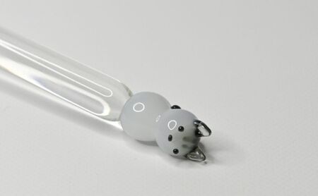 clarto　ガラスペンlavie（ネコ）　筆記用具 ガラスペン 硝子ペン 手作り ガラス 硝子 かわいい インク 手紙 日記 プレゼント ギフト 墨田区 東京都 サバトラ