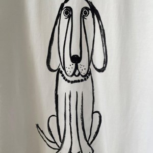 DOG T-SHIRT【Mサイズ／WHITE】 [h125]