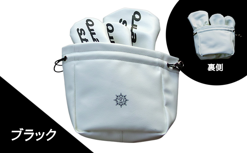 木の庄帆布×クアトロスタジオ 二コラボ アイアンカバー　K-QSKHG-IR01M-（C/#74 TURFGREEN / ターフグリーン)