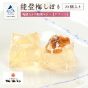 【ふるさと納税】能登梅しぼり20個入り（アソート) おかし 菓子 ゼリー 梅酒 グルメ お取り寄せ 人気 ランキング おすすめ お中元 お歳暮 ギフト 小松市 こまつ 石川県 ふるさと 故郷 納税 016032【御朱印】