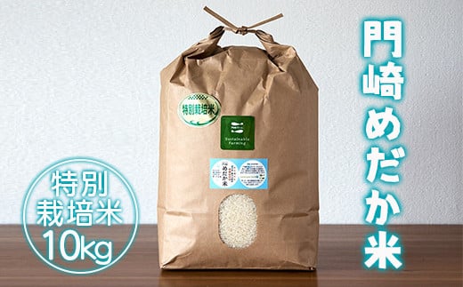 【新米先行予約】令和7年産 新米 門崎めだか米10kg（特別栽培米）【 ひとめぼれ お米 白米 産地直送 お弁当 おにぎり 岩手 一関 】