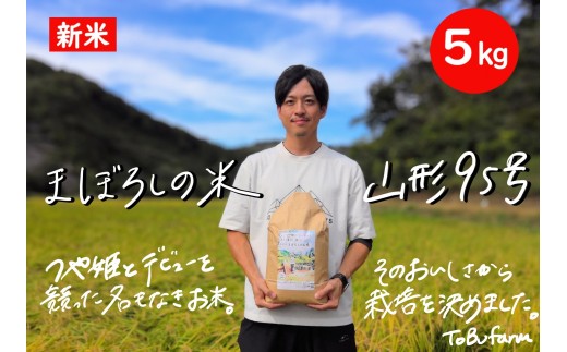 【令和7年度産新米】山形県小国町産　山形95号・5kg　東部開発