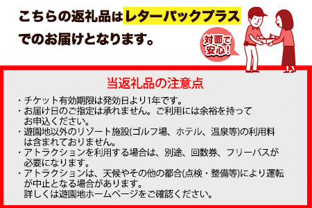 荒尾市　グリーンランド入園券大人2名/子供1名様《30日以内に出荷予定(土日祝除く)》グリーンランドリゾート株式会社 レターパック配送 対面受け取り