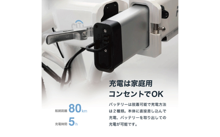 電動アシスト自転車 RICHBIT CITY ASSIST シティブラック 【Acalie】 コンパクト 折りたたみ[MGS006-1]